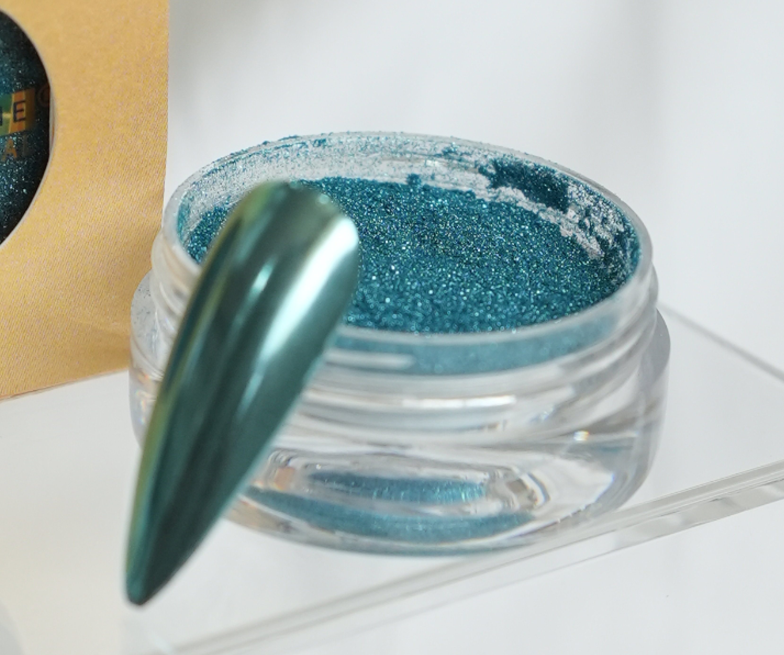 Metallic Chrome -Aqua Blue